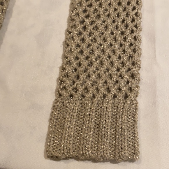 Sparkly tan knitted sweater - Picture 5 of 15